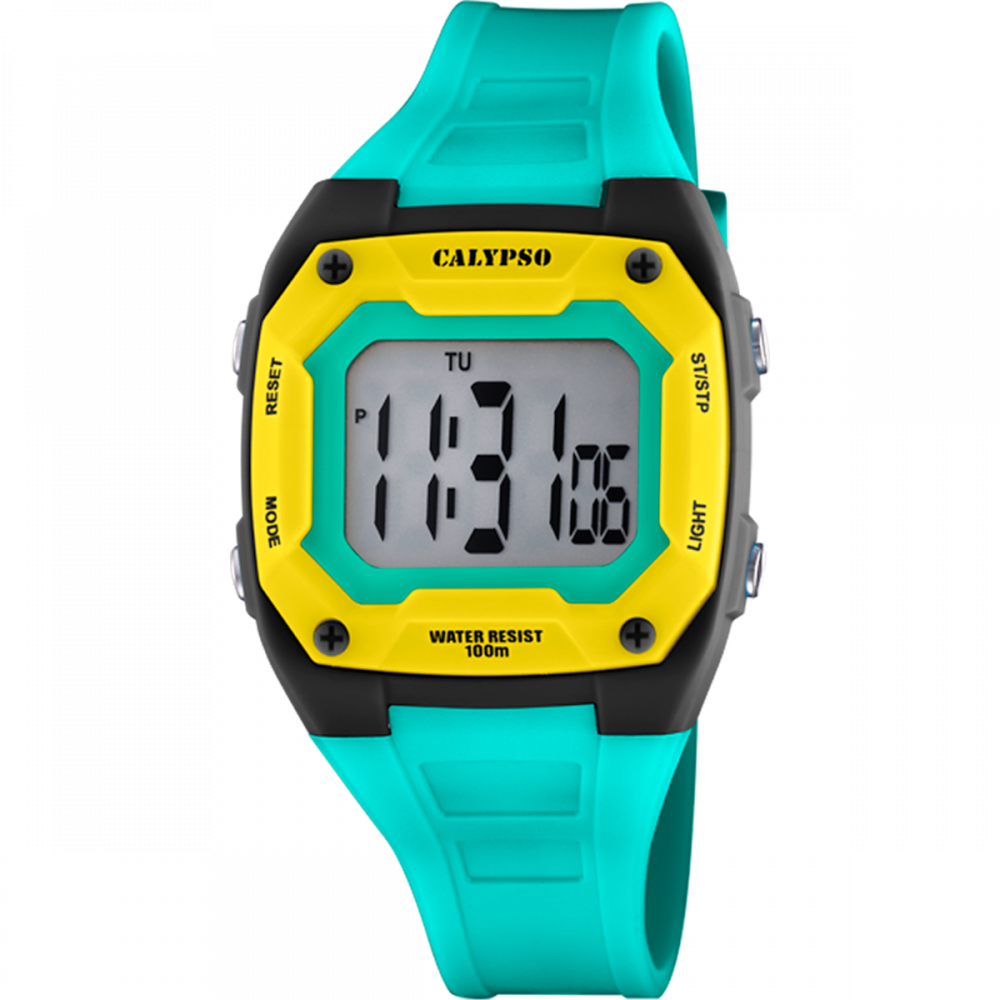 Calypso Orologio Gomma kids Digitale Multifunzione