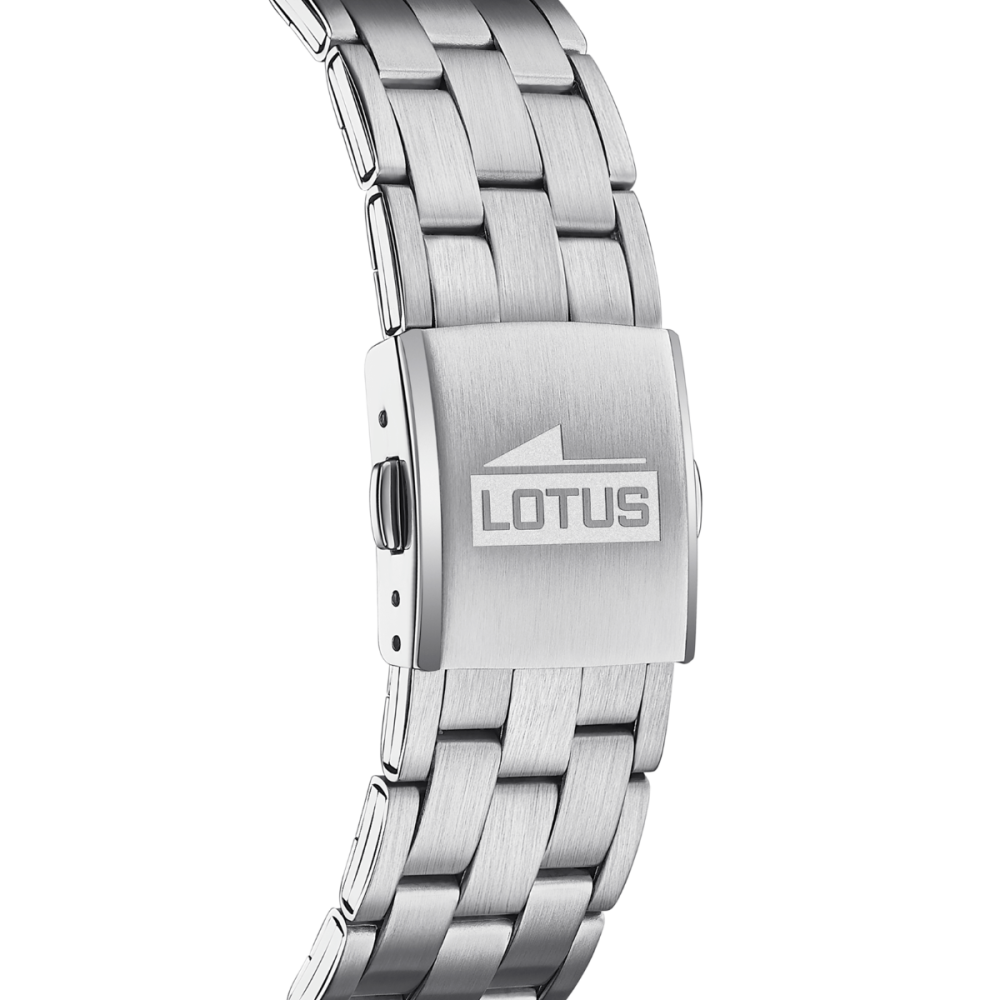 Lotus Orologio Acciaio Cronografo Quadrante Nero