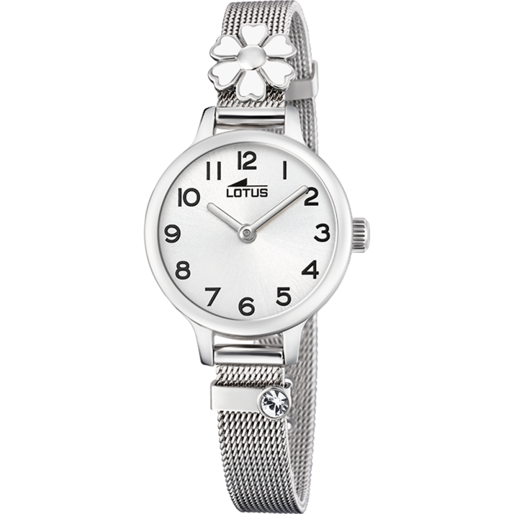 Lotus Orologio Acciaio Solo Tempo Bambina Fiore