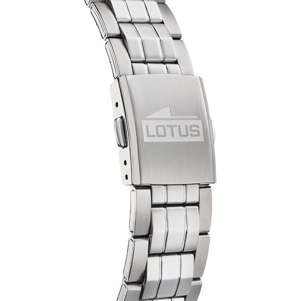 Lotus Orologio Acciaio Solo Tempo Quadrante Silver