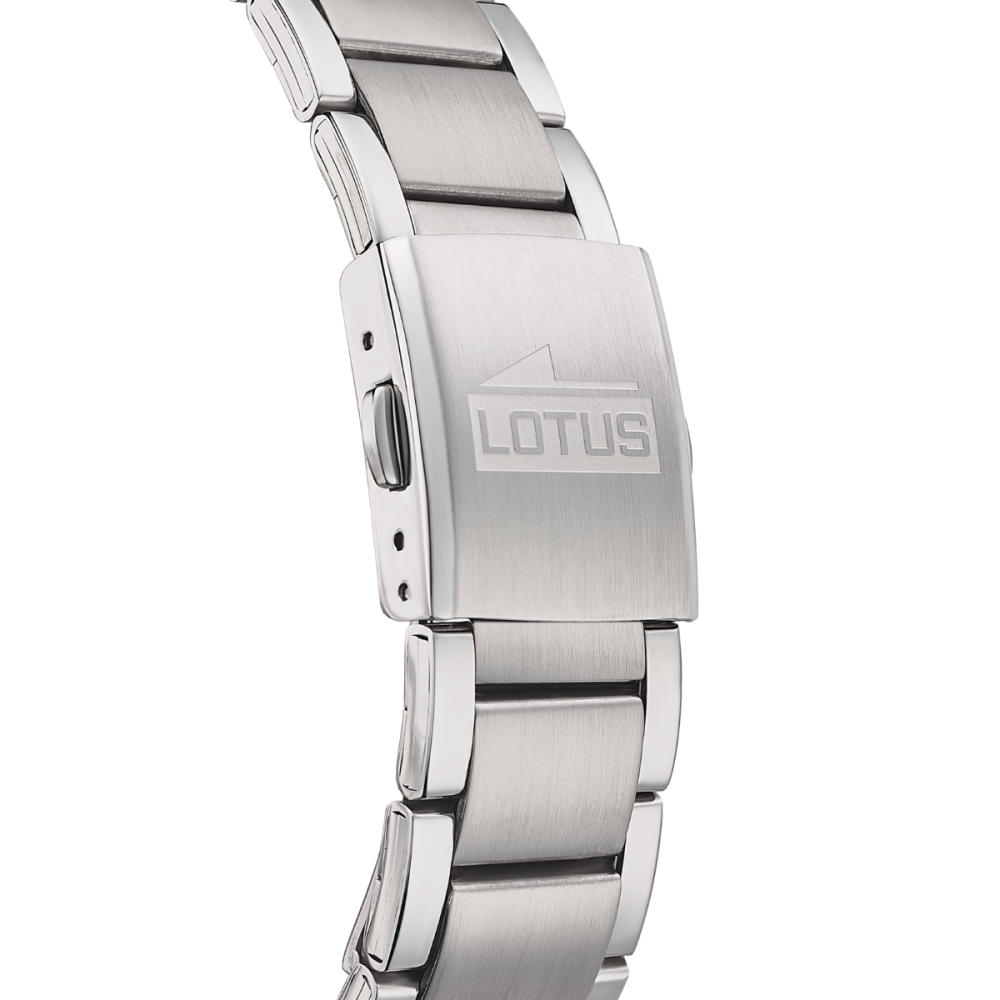 Lotus Orologio Acciaio Cronografo Quadrante Blu