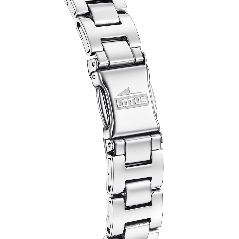 Lotus Orologio Acciaio Solo Tempo Quadrante Rosa