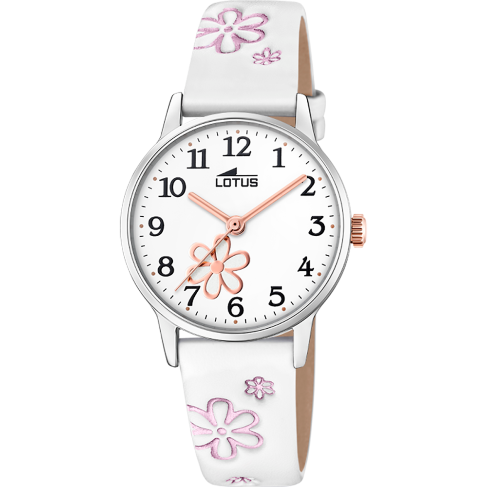 Lotus Orologio Bambina Solo Tempo Acciaio e Pelle