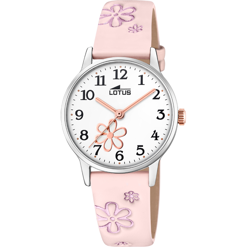 Lotus Orologio Bambina Solo Tempo Acciaio e Pelle