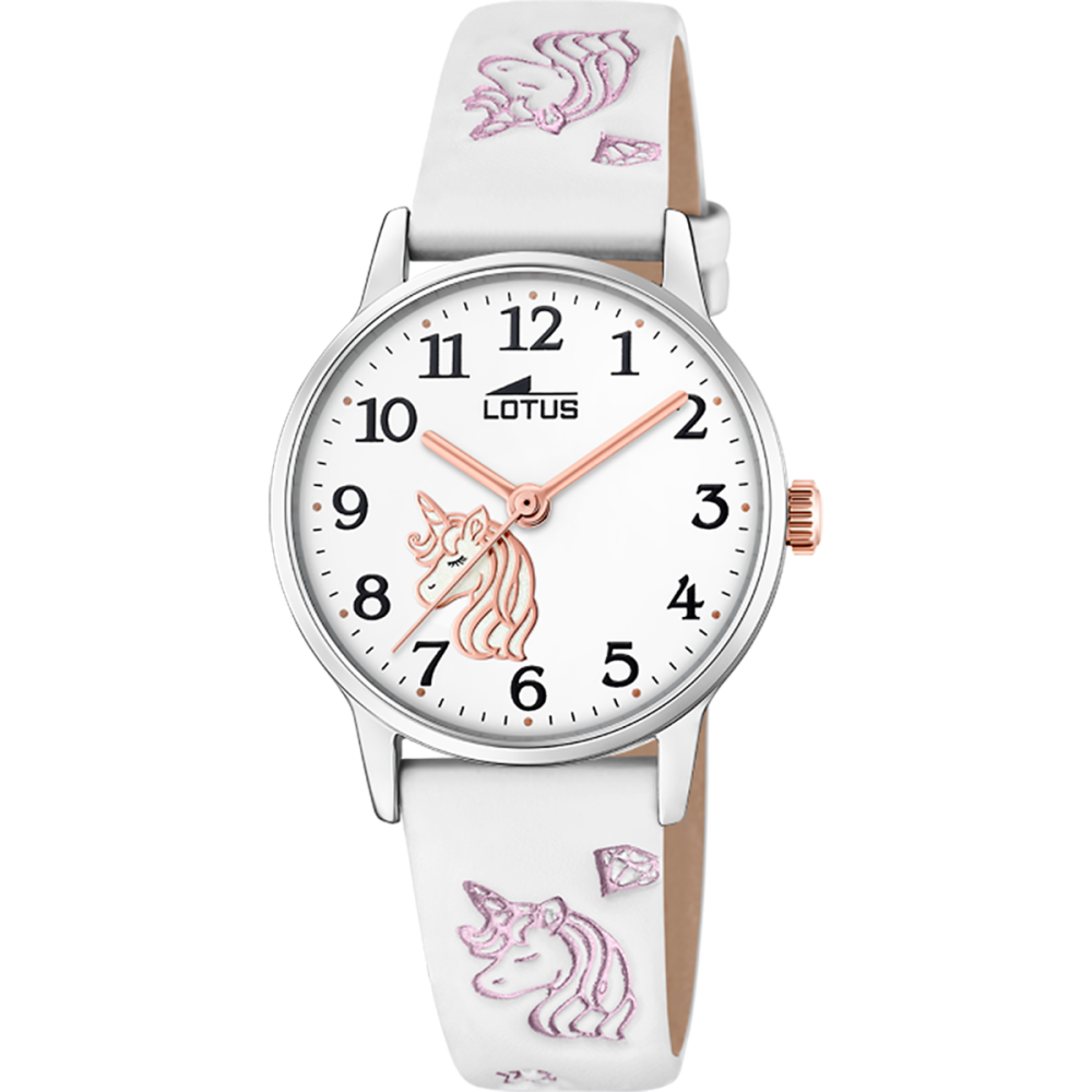 Lotus Orologio Bambina Solo Tempo Acciaio e Pelle