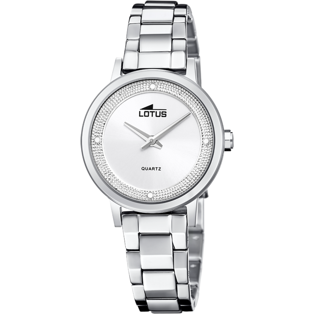 Lotus Orologio Solo Tempo Acciaio Quadrante Silver