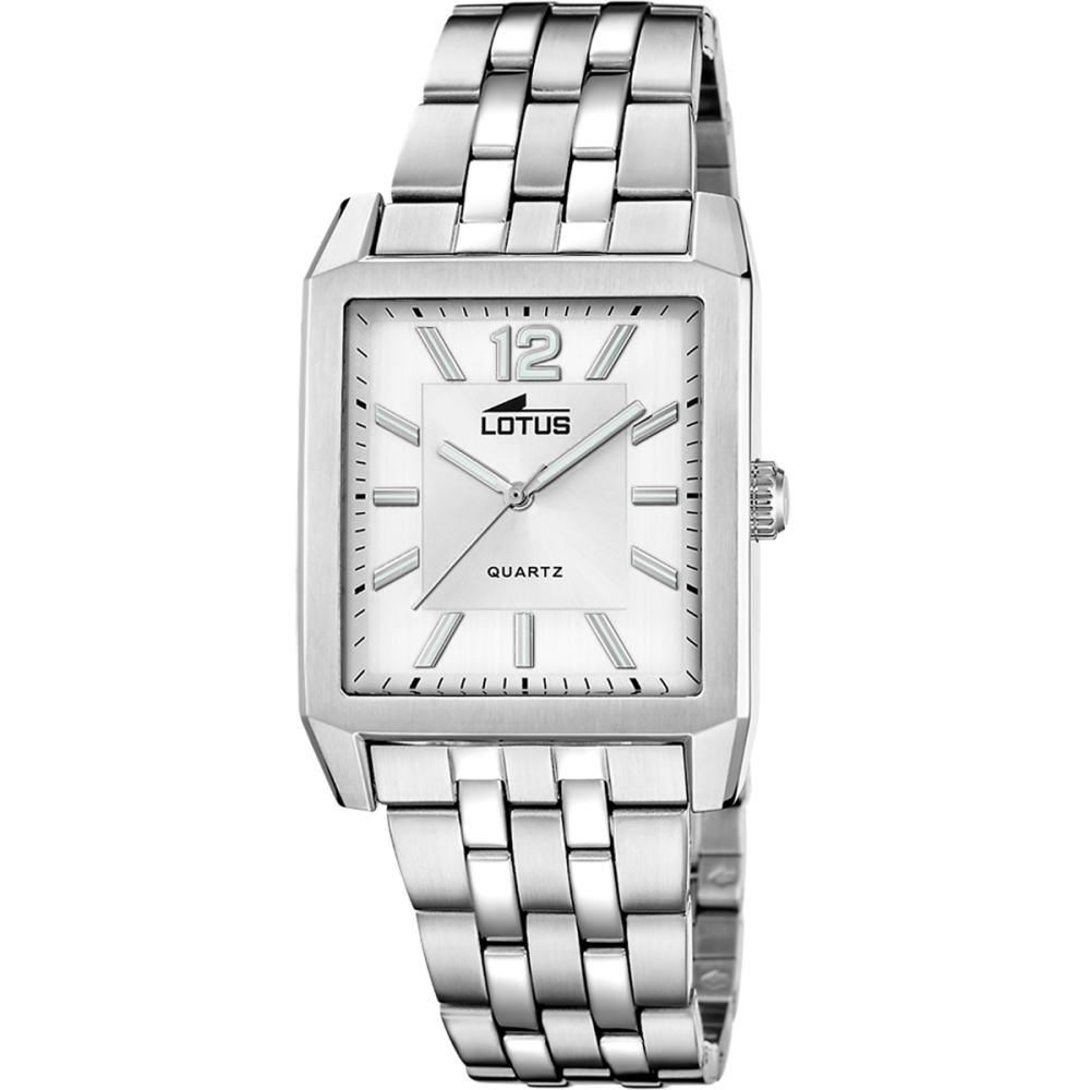 Lotus Orologio Solo Tempo Acciaio Quadrante Silver