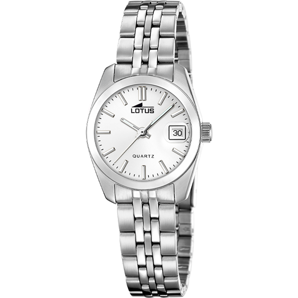 Lotus Orologio Solo Tempo Acciaio Quadrante Silver