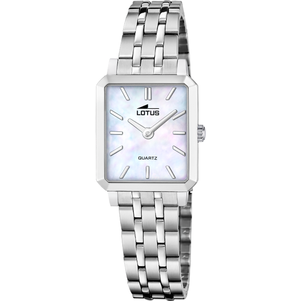 Lotus Box Orologio+Bracciale Acciaio Quadrante Madreperla