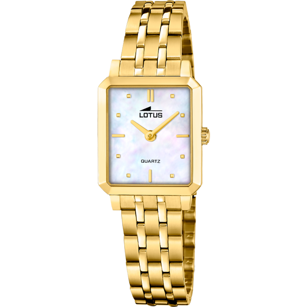 Lotus Box Orologio+Bracciale Acciaio Gold Quadrante Madreperla