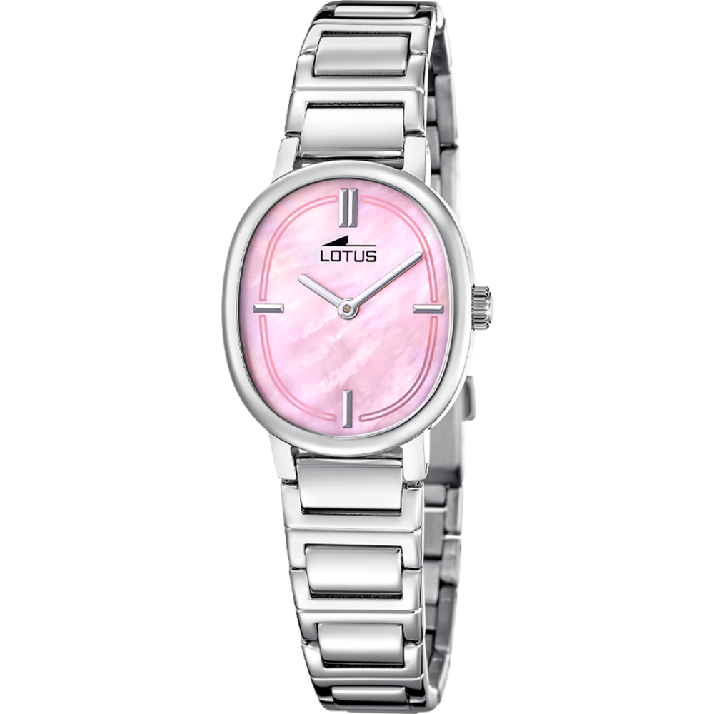 Lotus Box Orologio+Bracciale Acciaio Quadrante Rosa