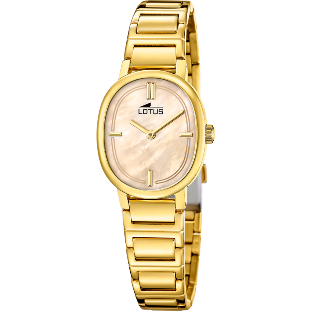 Lotus Box Orologio+Bracciale Acciaio Gold Quadrante Champagne
