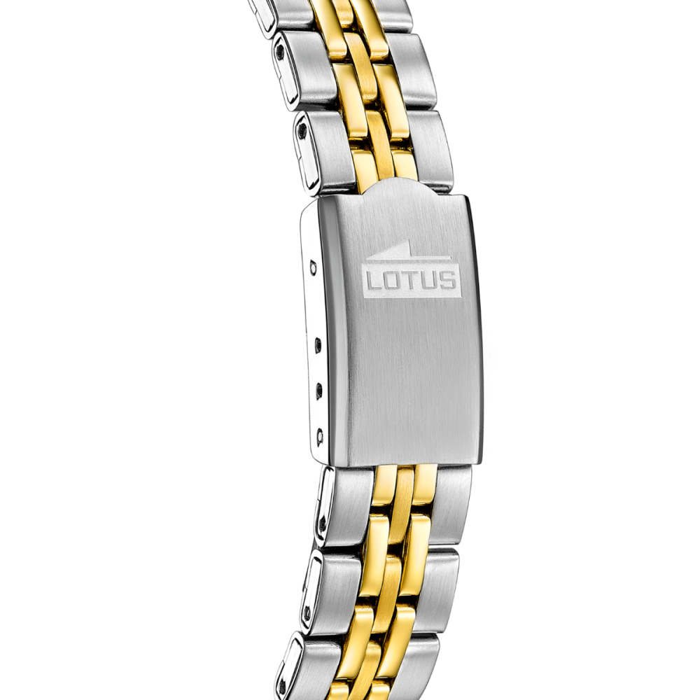Lotus Orologio Solo Tempo Acciaio Bicolore Quadrante Gold