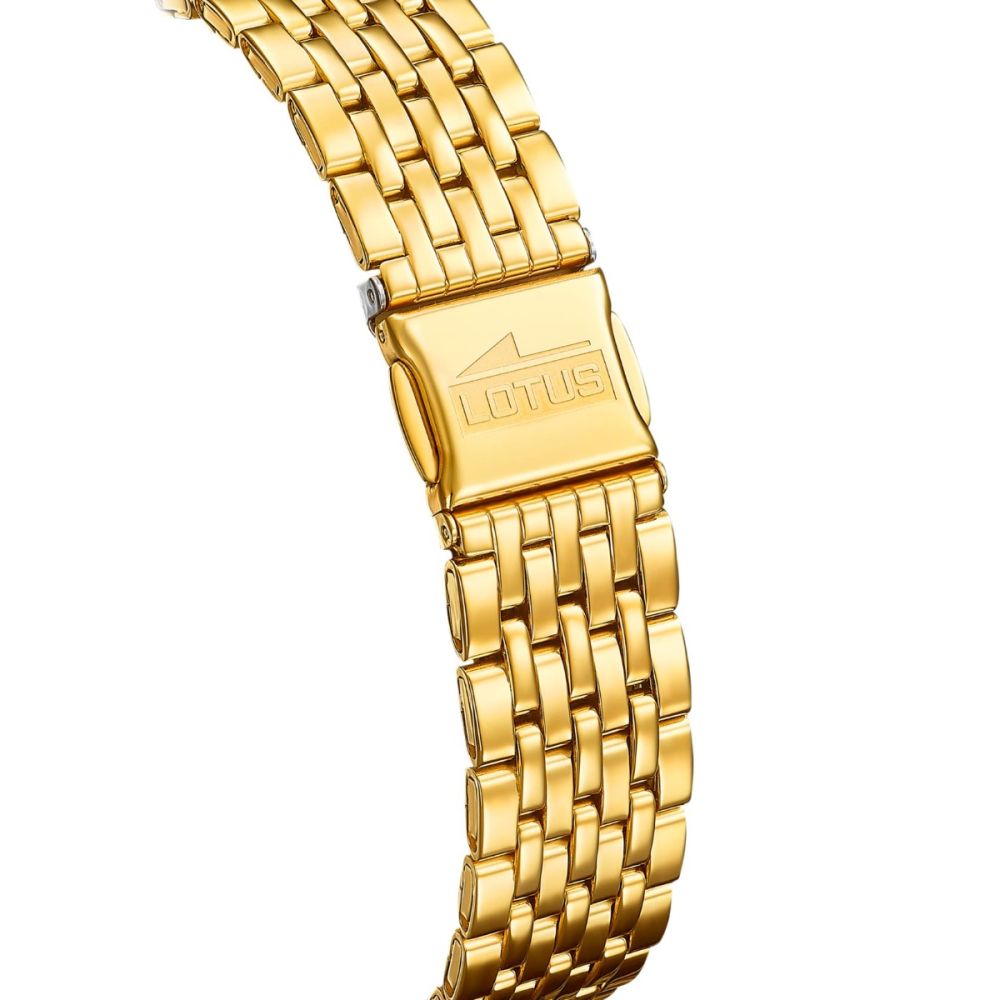 Lotus Solo Tempo Acciaio Gold Quadrante Silver