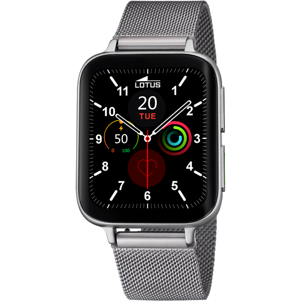 Lotus Orologio Smartwatch Unisex Acciaio Grigio