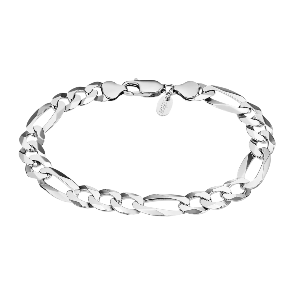 Lotus Bracciale Uomo Argento Rodiato