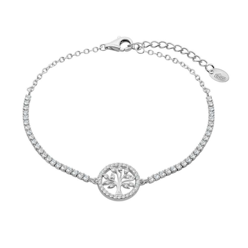 Lotus Bracciale Argento Albero Della Vita