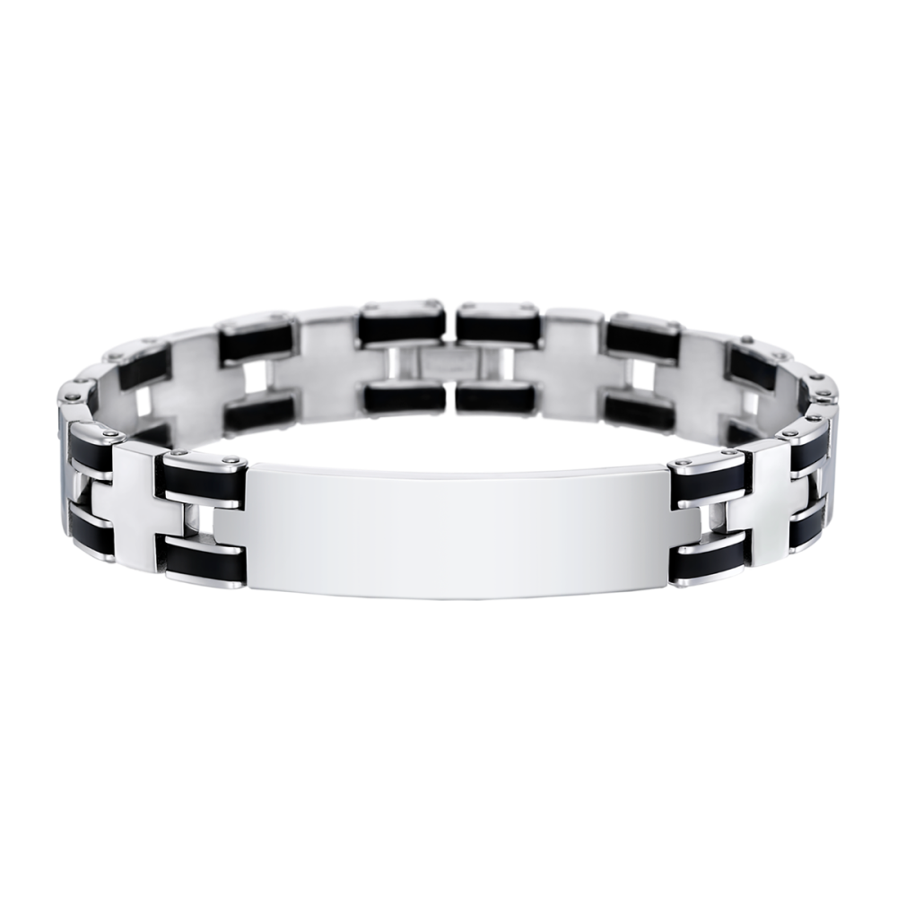 Lotus Bracciale Uomo Acciaio Pvd Nero