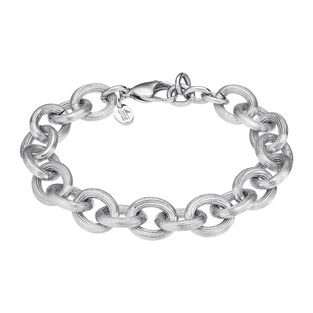 Lotus Bracciale Donna Acciaio Con Cerchi 