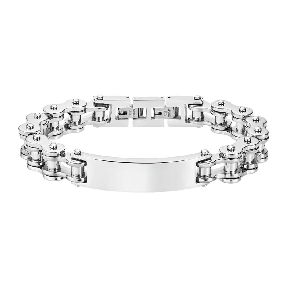 Lotus Bracciale Uomo Acciaio con Piastra