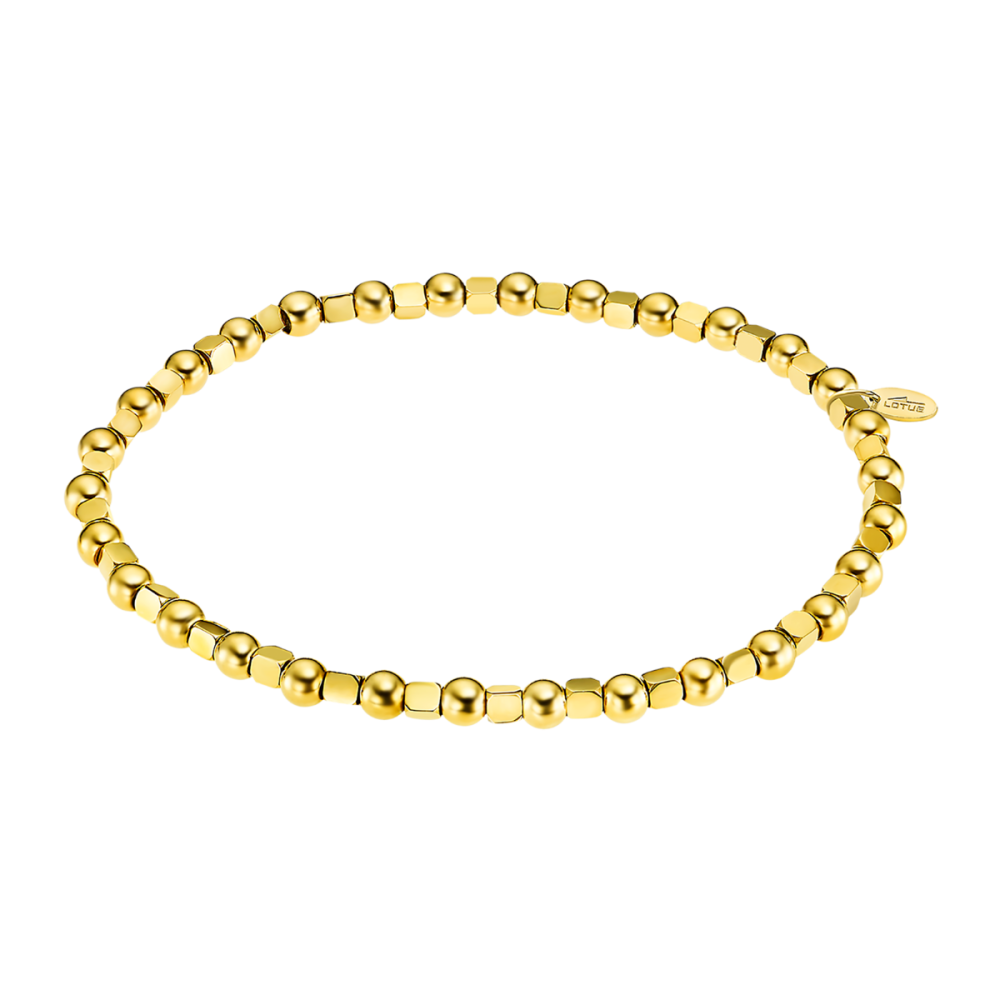 Lotus Bracciale Elastico Unisex Acciaio Gold