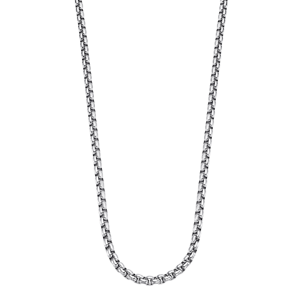 Lotus Collana Catena Uomo Acciaio 