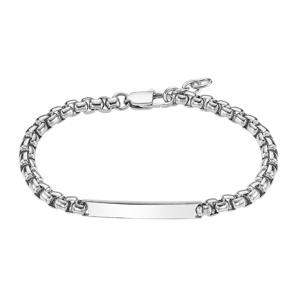 Lotus Bracciale Acciaio con Piastra