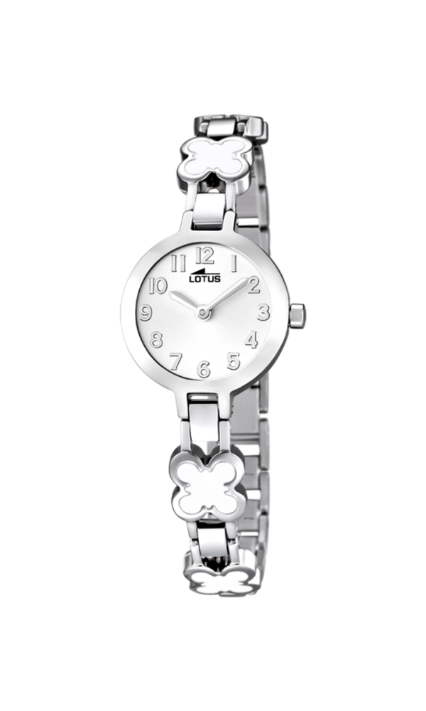 Lotus Orologio Acciaio Solo Tempo Bambina Farfalla