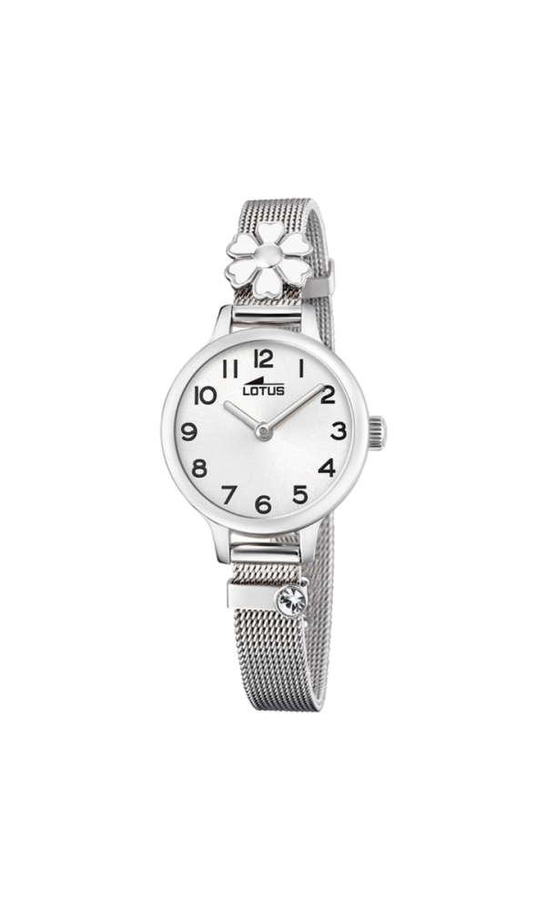 Lotus Orologio Acciaio Solo Tempo Bambina Fiore