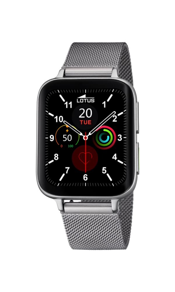 Lotus Orologio Smartwatch Unisex Acciaio Grigio