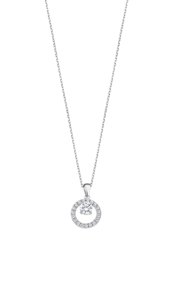 Lotus Collana Donna Argento Rodiato Punto Luce