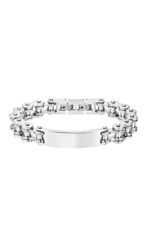 Lotus Bracciale Uomo Acciaio con Piastra