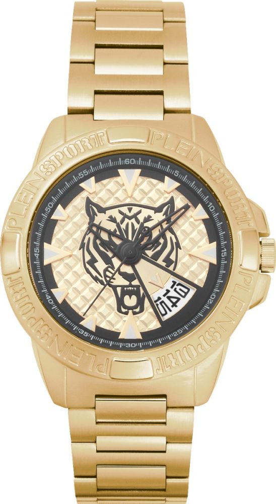 Plein Sport Orologio Acciaio Gold Solo Tempo Touchdown