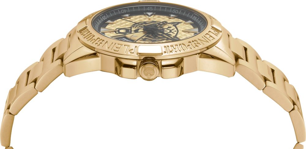 Plein Sport Orologio Acciaio Gold Solo Tempo Touchdown