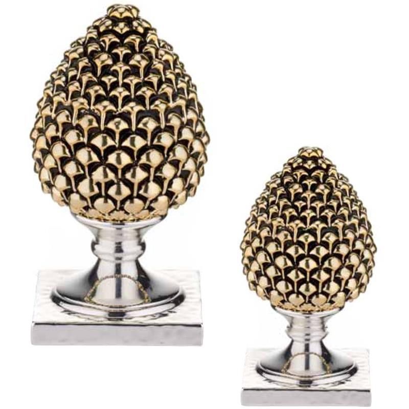 Valenti Pigna Portafortuna Oro Base Argento 24 cm