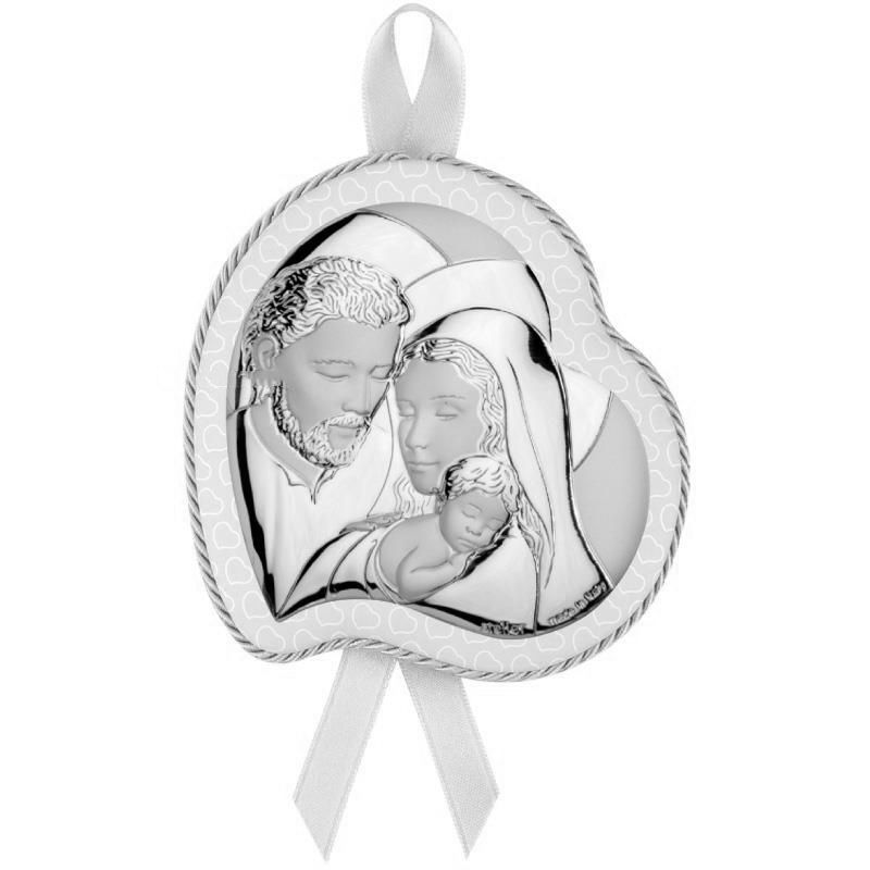 Atelier Capoculla Carillon Bianco Sacra Famiglia Argento