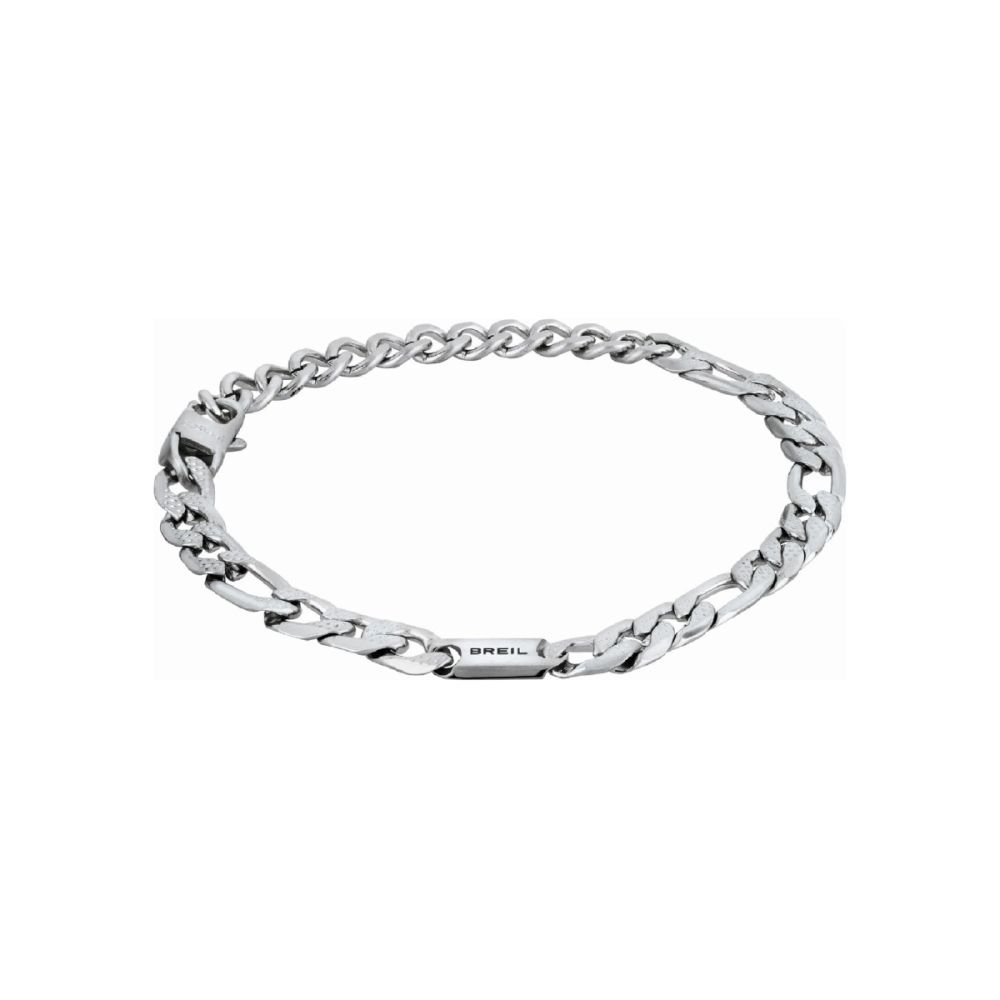 Breil Bracciale Acciaio Satinato Maglia 3+1 Groovy
