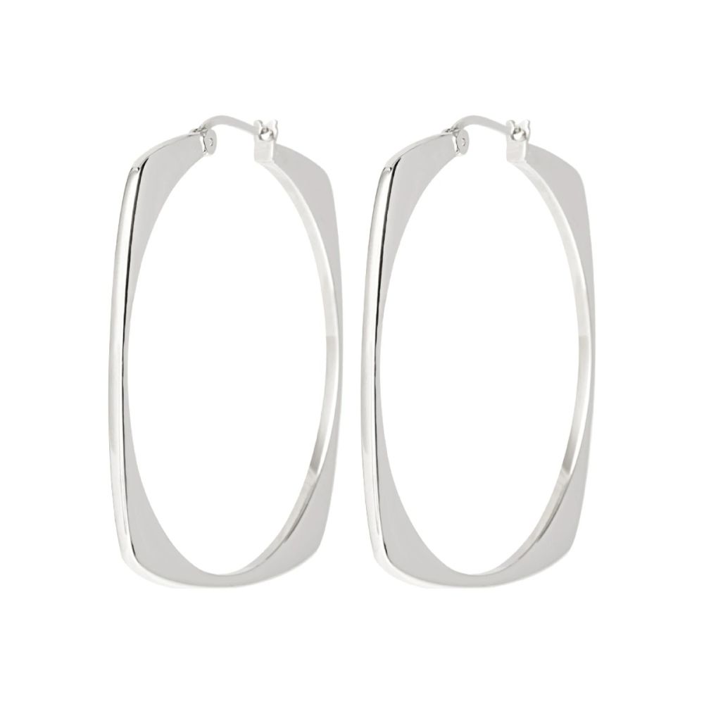 Breil Orecchini Squadrati Acciaio Tetra