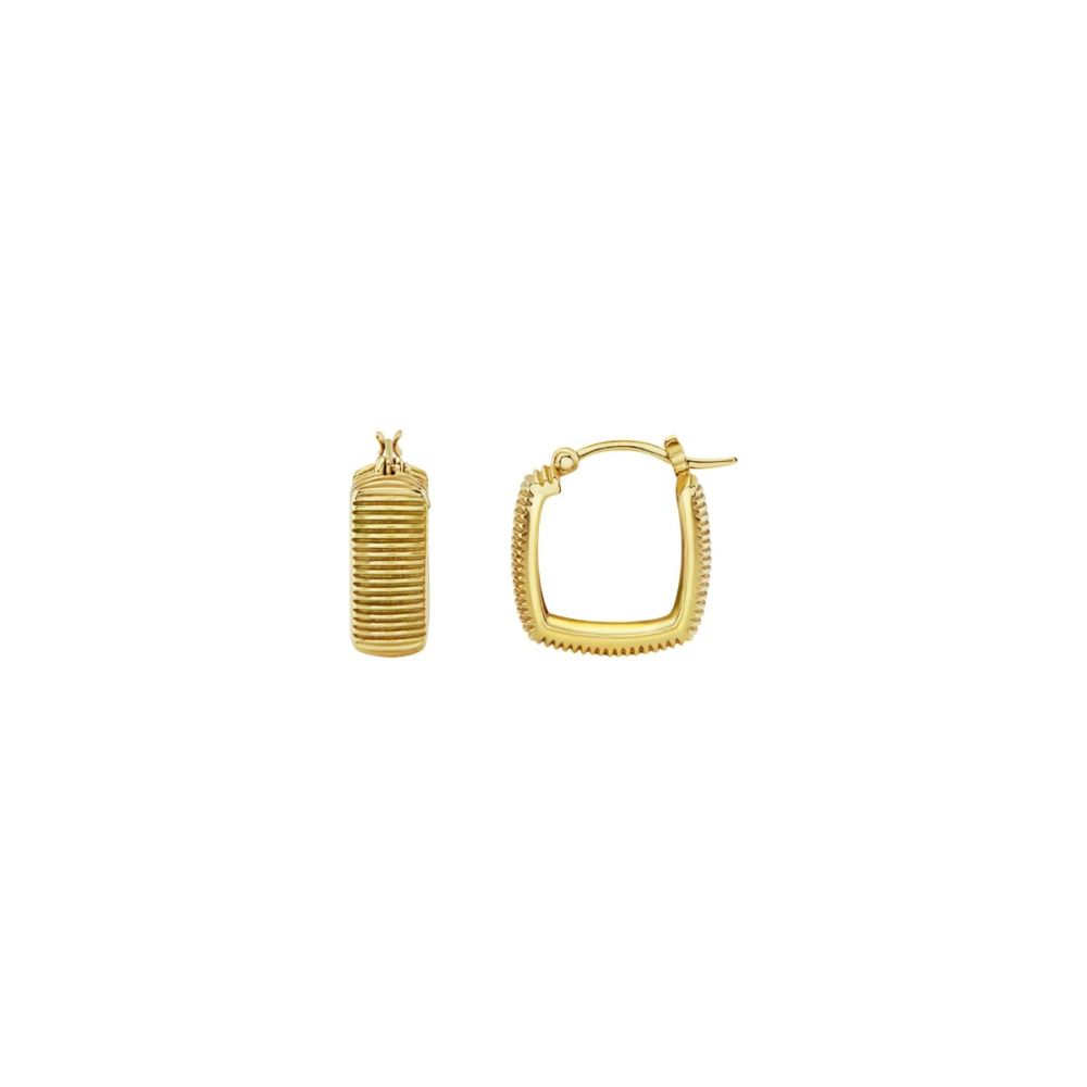 Breil Orecchini Squadrati Acciaio Gold Stylize