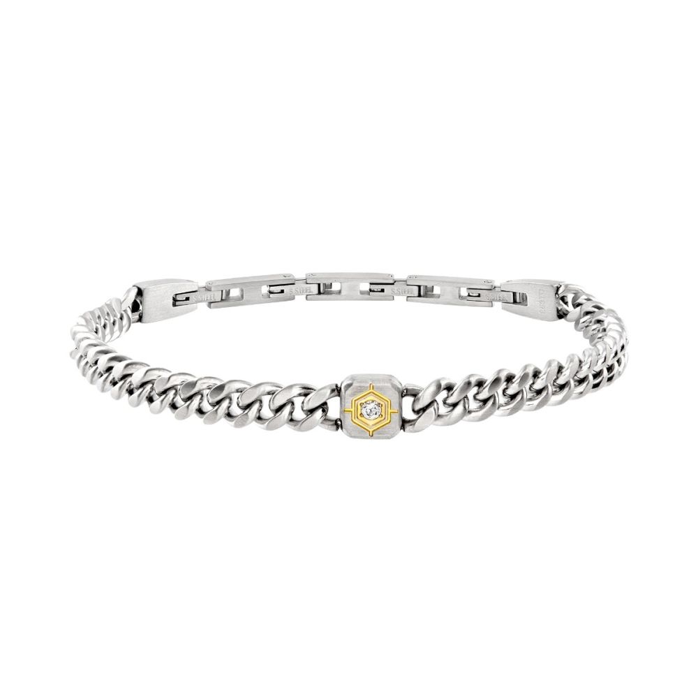 Breil Bracciale Acciaio con Zircone Cross Roads