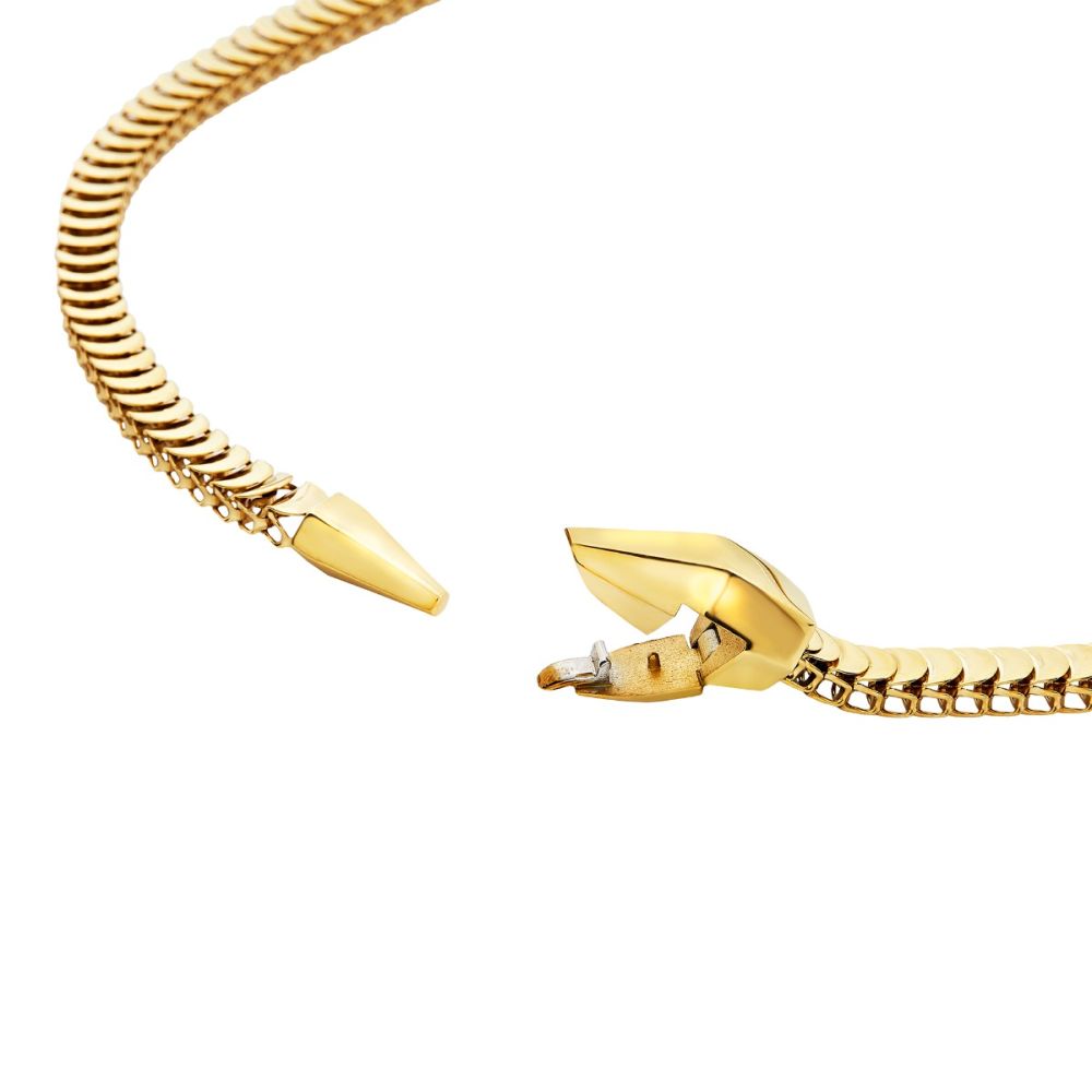 Breil Collana Semirigida Acciaio Gold Hypnotic