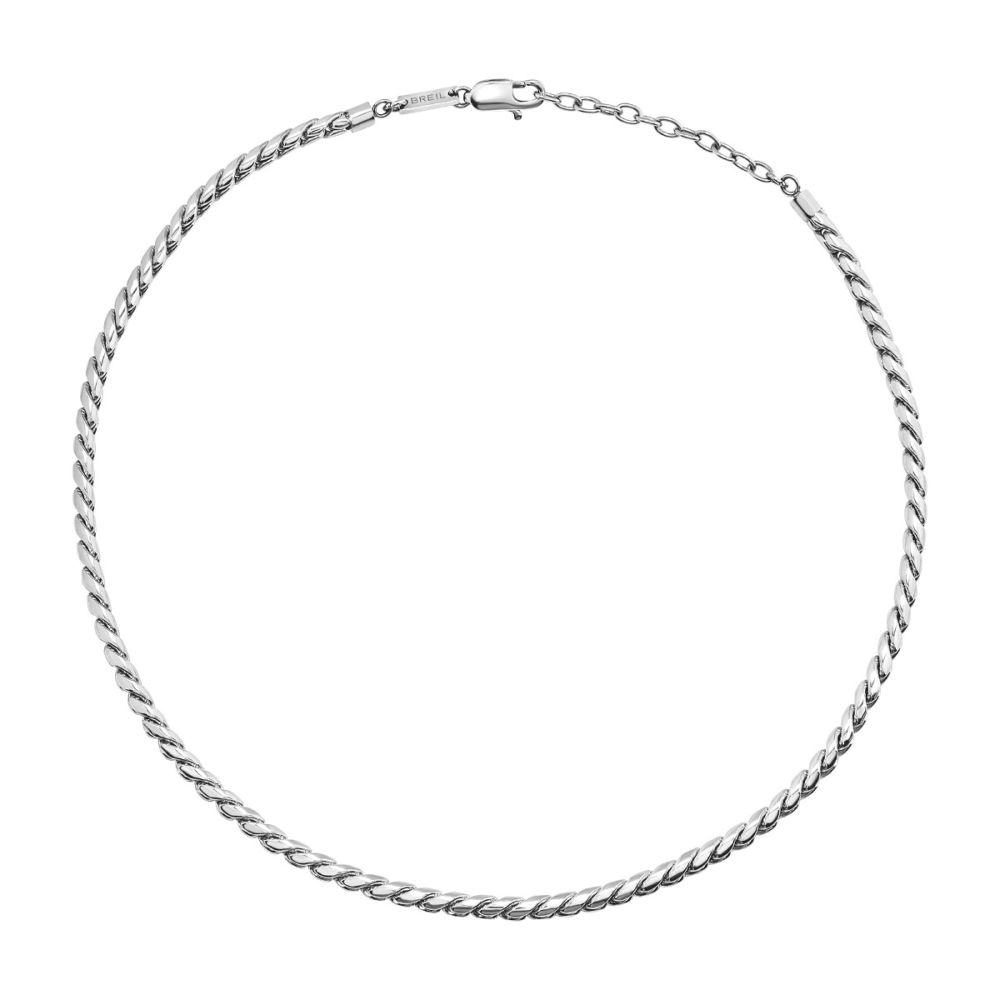 Breil Collana Acciaio Catena Attorcigliata Newton