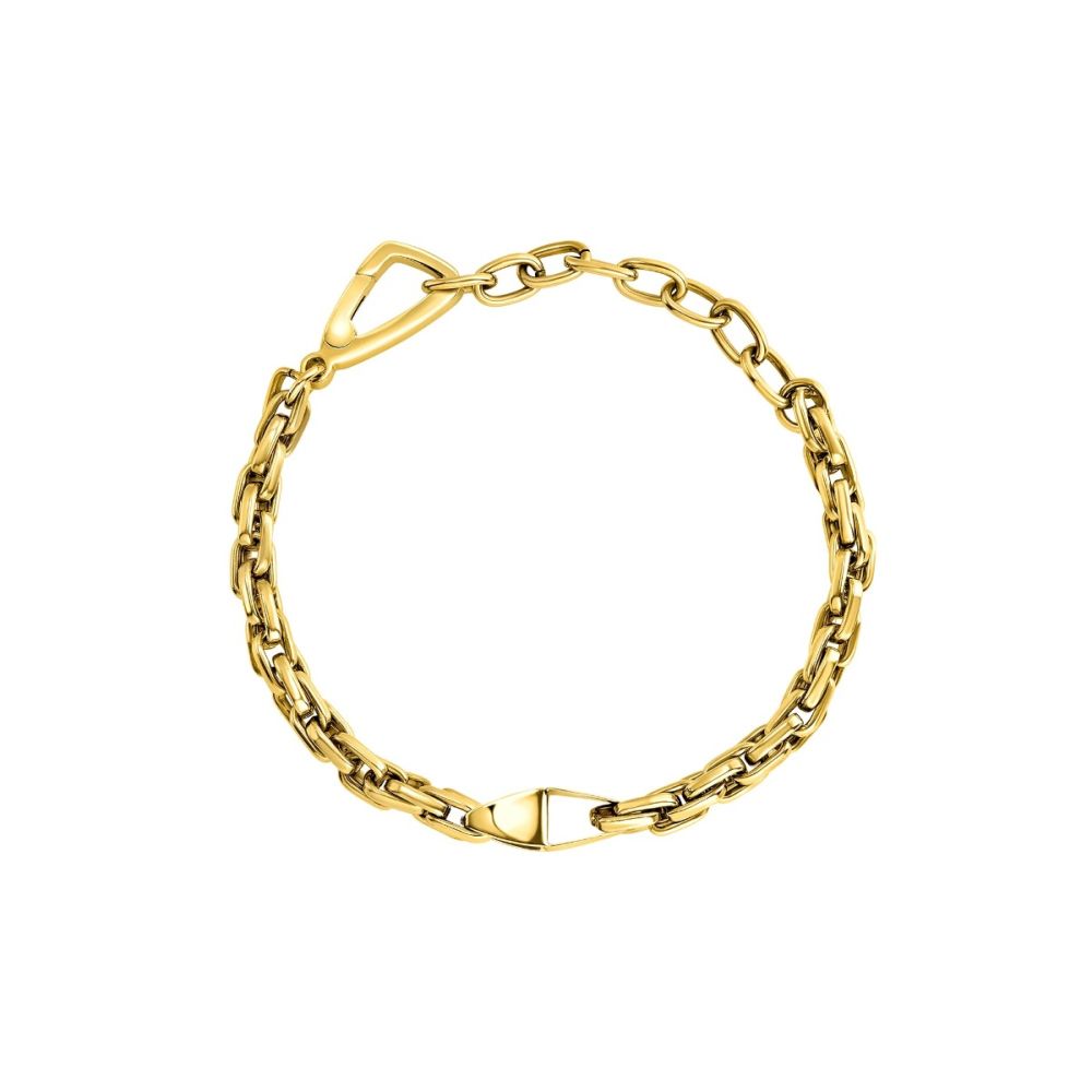 Breil Bracciale Acciaio Gold Elemento Centrale Hypnotic