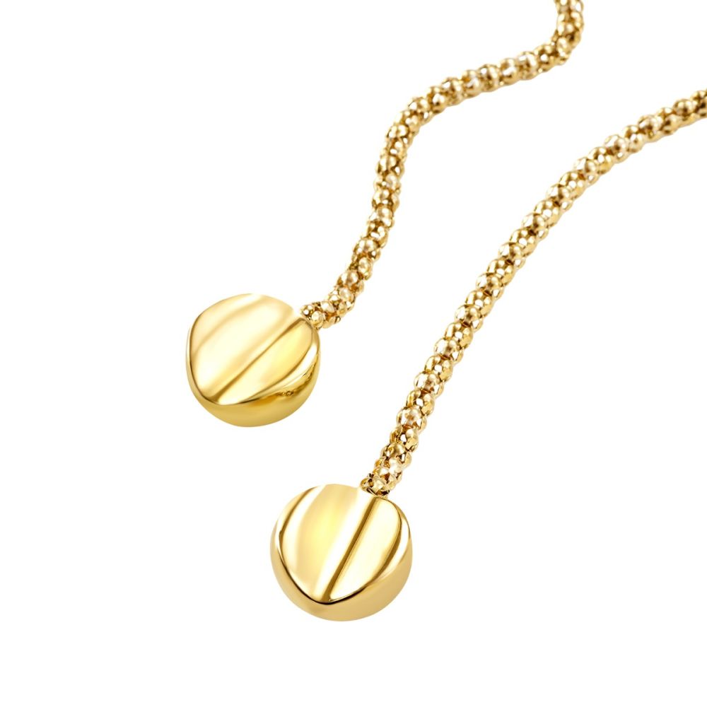 Breil Collana Acciaio Gold a Sciarpa Globe