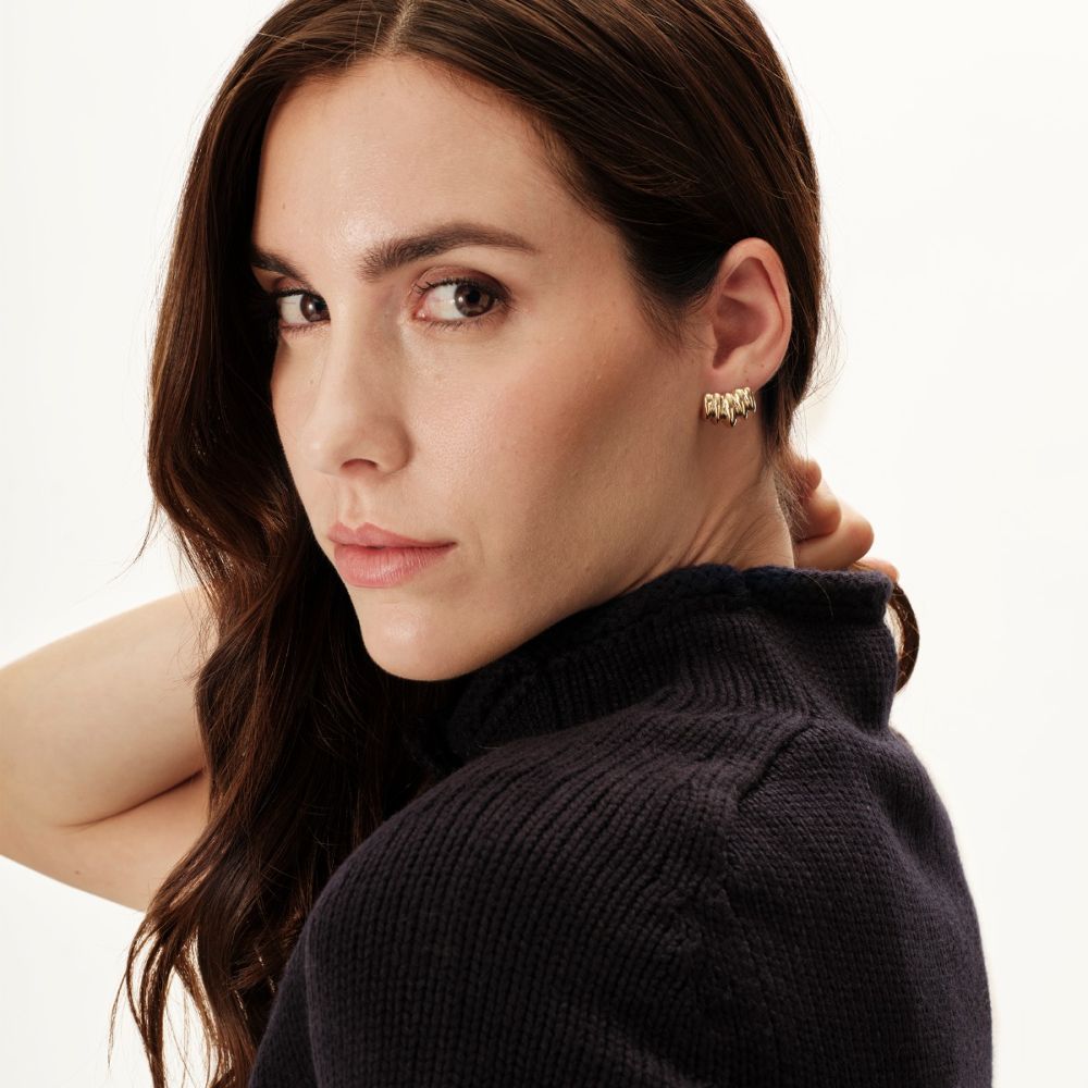 Breil Orecchini Acciaio Gold 5 Elementi Globe