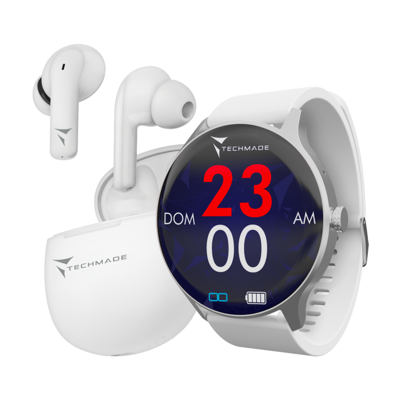 Techmade Smartwatch Dynamic Bianco