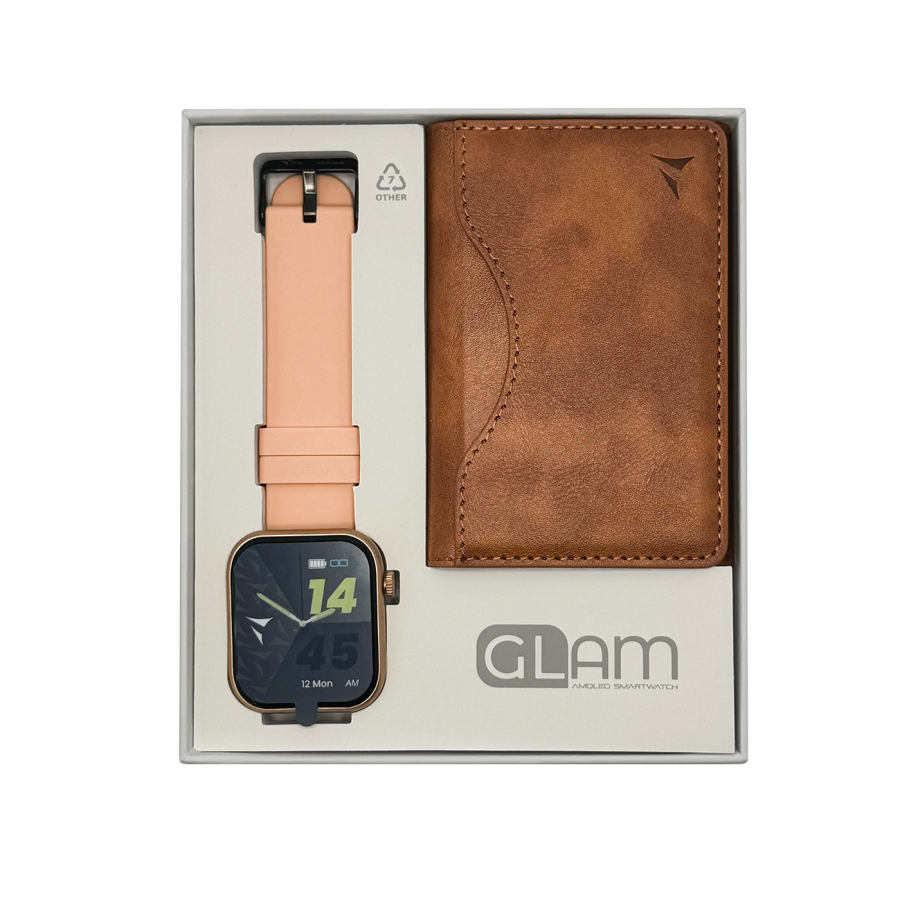Techmade Smartwatch A.I. Glam Gold-Salmone