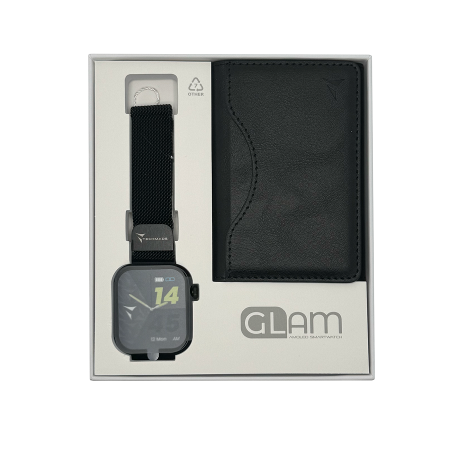 Techmade Smartwatch A.I. Glam Cinturino Nero