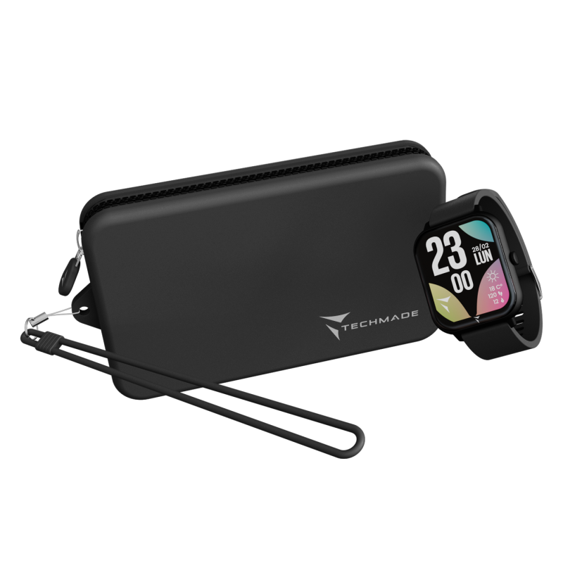 Techmade Smartwatch Glow Nero