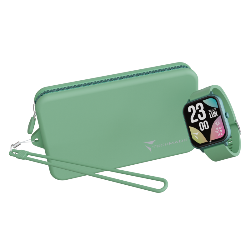 Techmade Smartwatch Glow Verde Chiaro